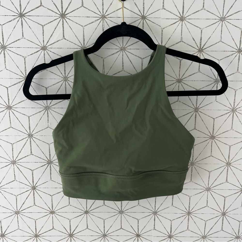Lululemon Energy Bra High-Neck Longline *Medium Support, B–D Cups
Green Twill - Picture 5 of 8